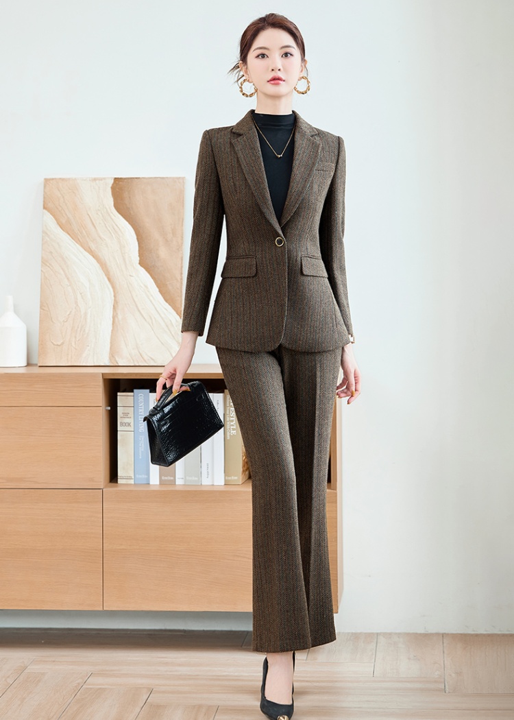 Temperament suit pants business suit a set for women