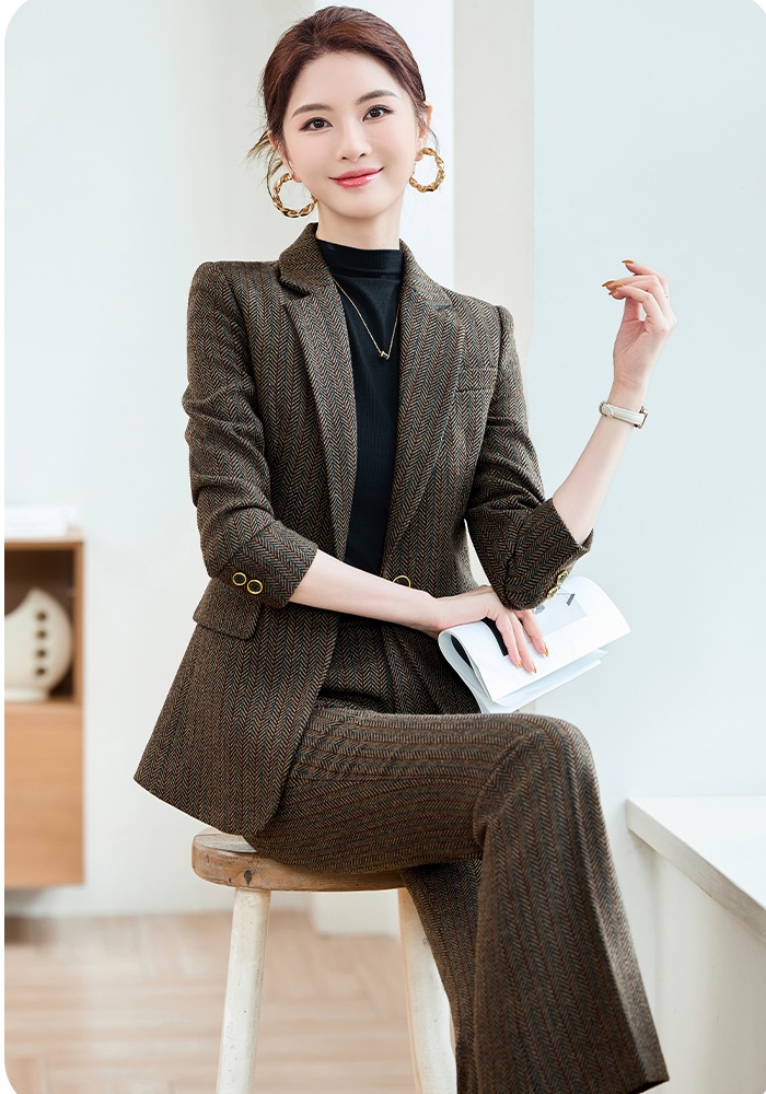 Temperament suit pants business suit a set for women