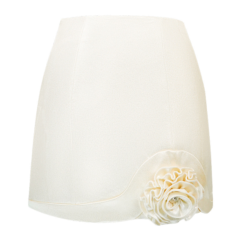 Slim high waist ladies package hip skirt for women