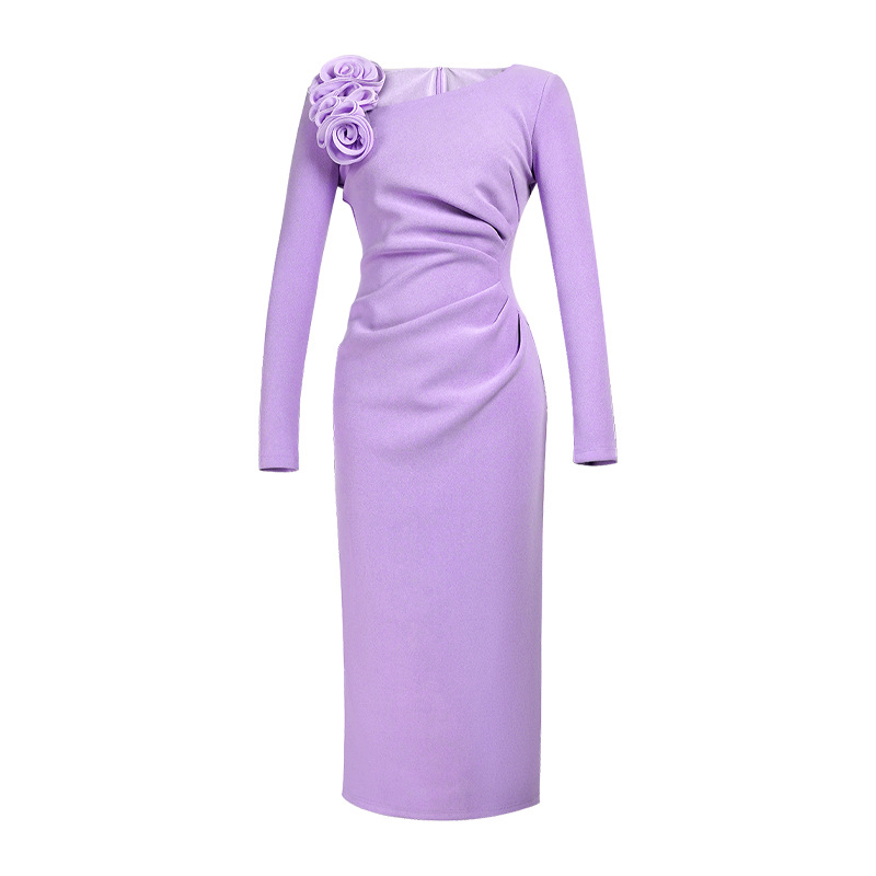 Stereoscopic formal dress long dress for women