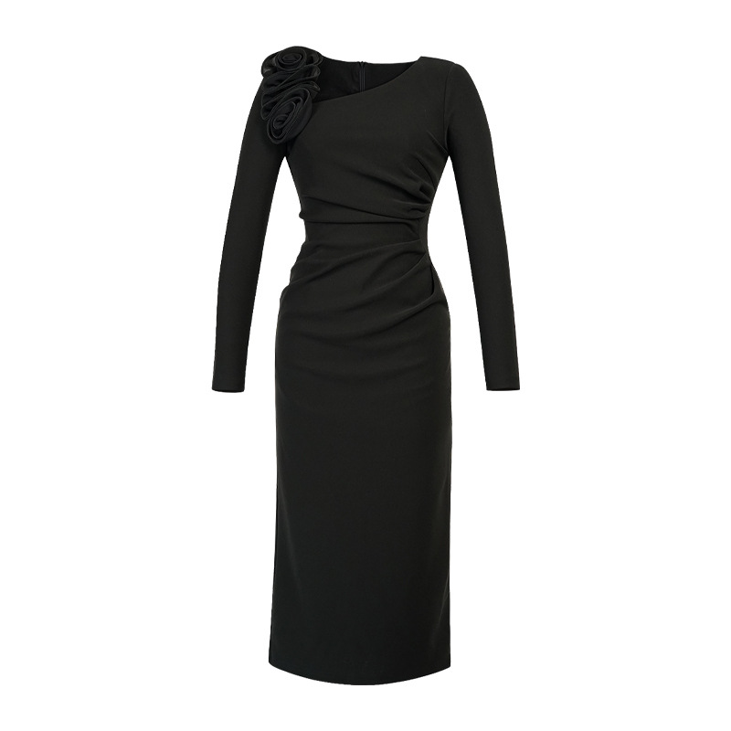 Stereoscopic formal dress long dress for women