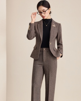Overalls simple commuting business suit a set for women