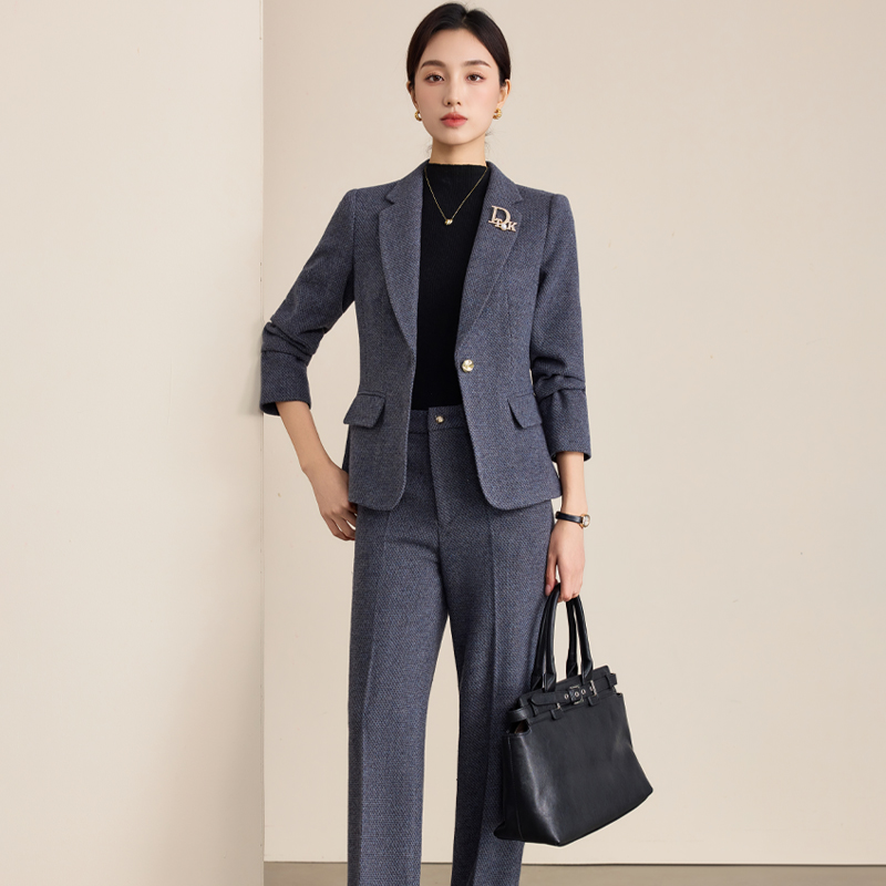 Overalls simple commuting business suit a set for women