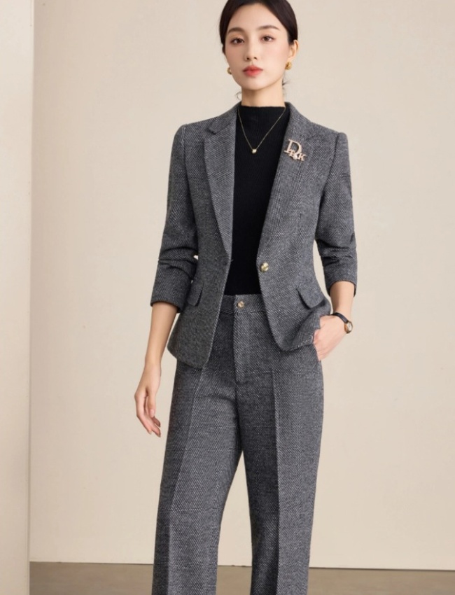 Overalls simple commuting business suit a set for women