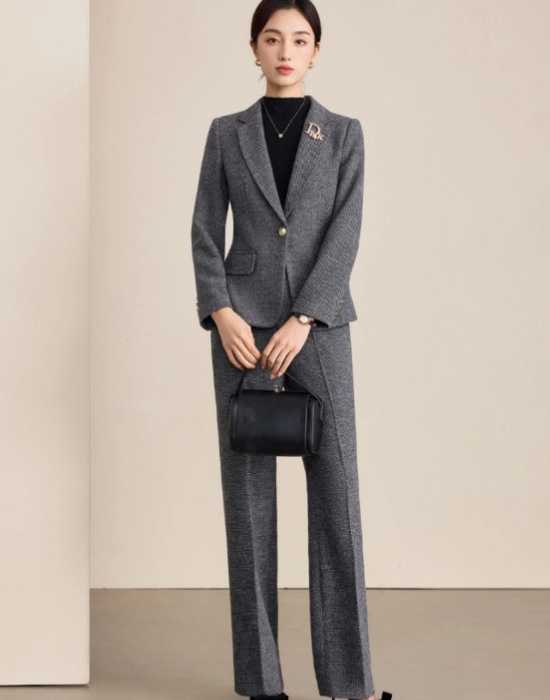 Overalls simple commuting business suit a set for women