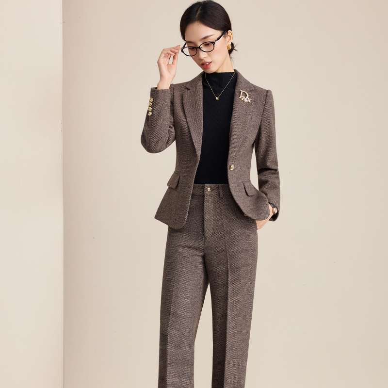 Overalls simple commuting business suit a set for women