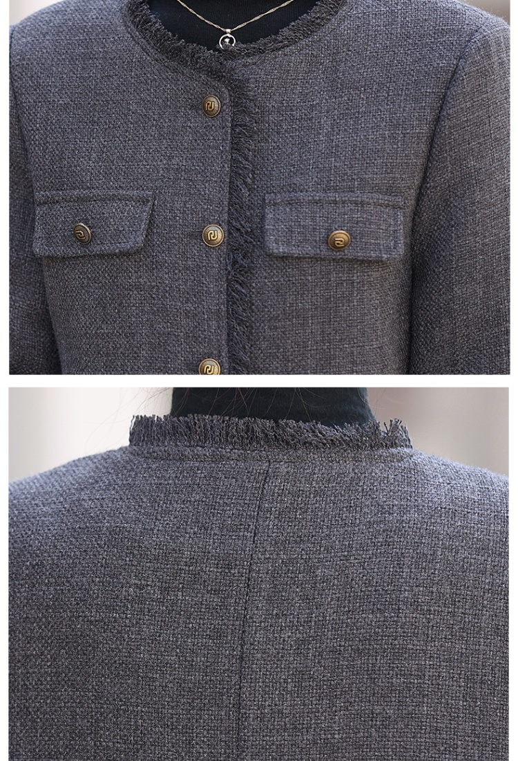 Plus cotton skirt business suit 2pcs set