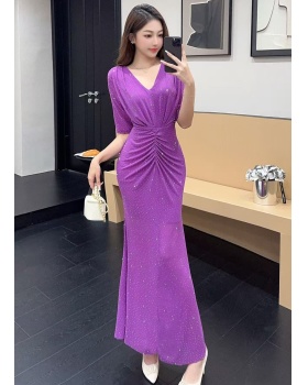 Liangsi tight dress package hip fashion long dress