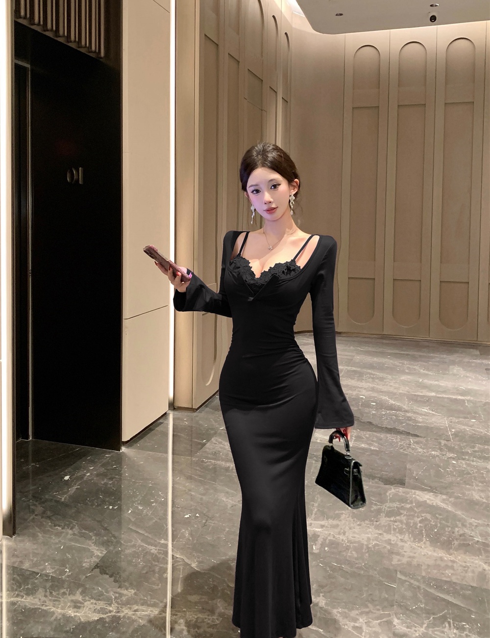 Lace sling dress temperament enticement underwear