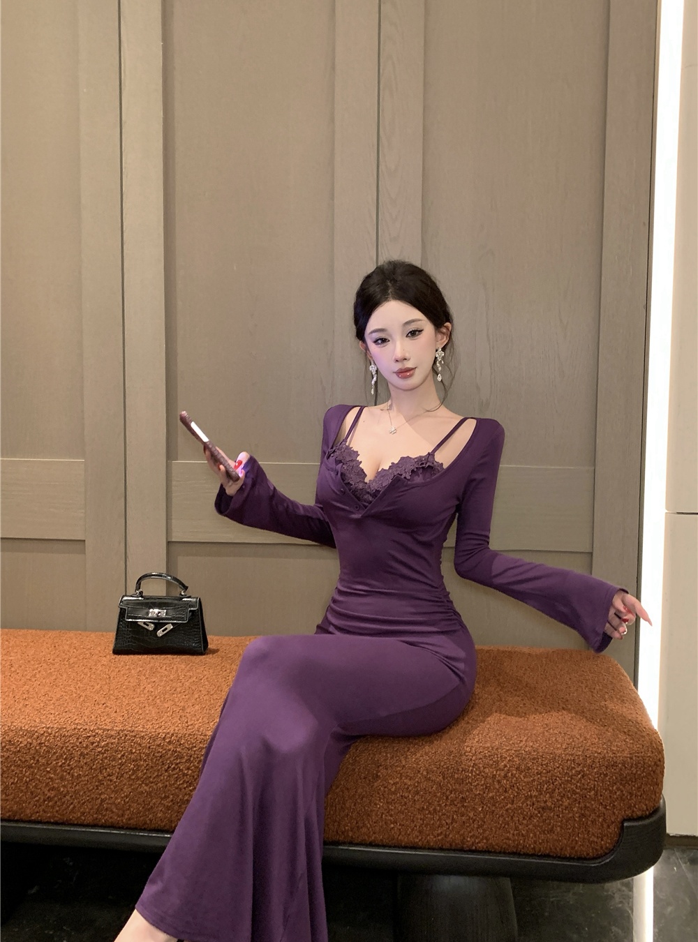 Lace sling dress temperament enticement underwear