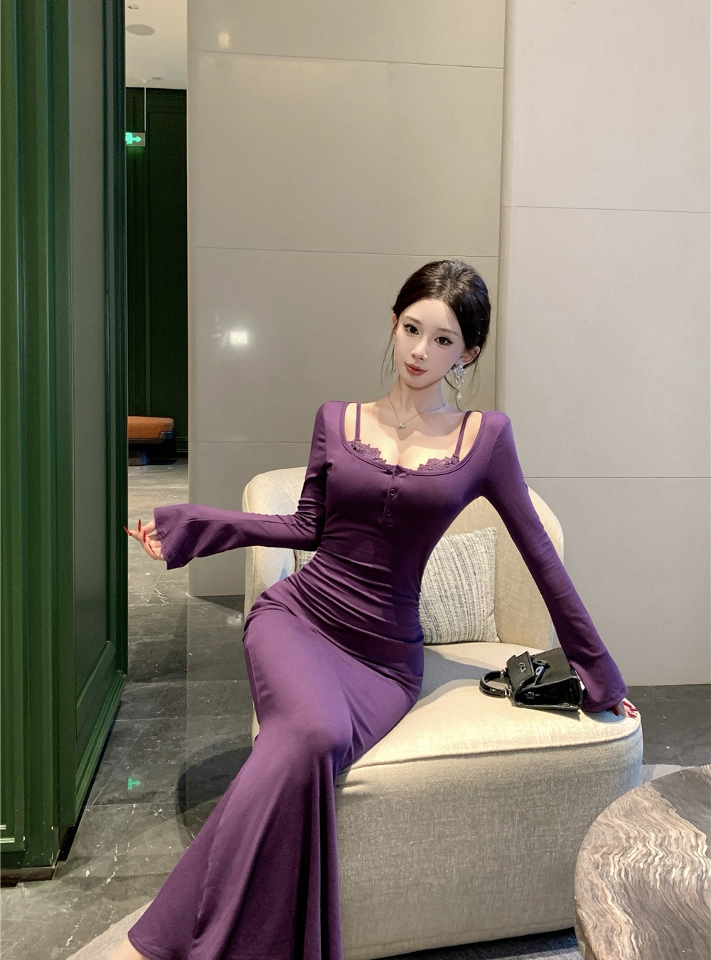 Lace sling dress temperament enticement underwear