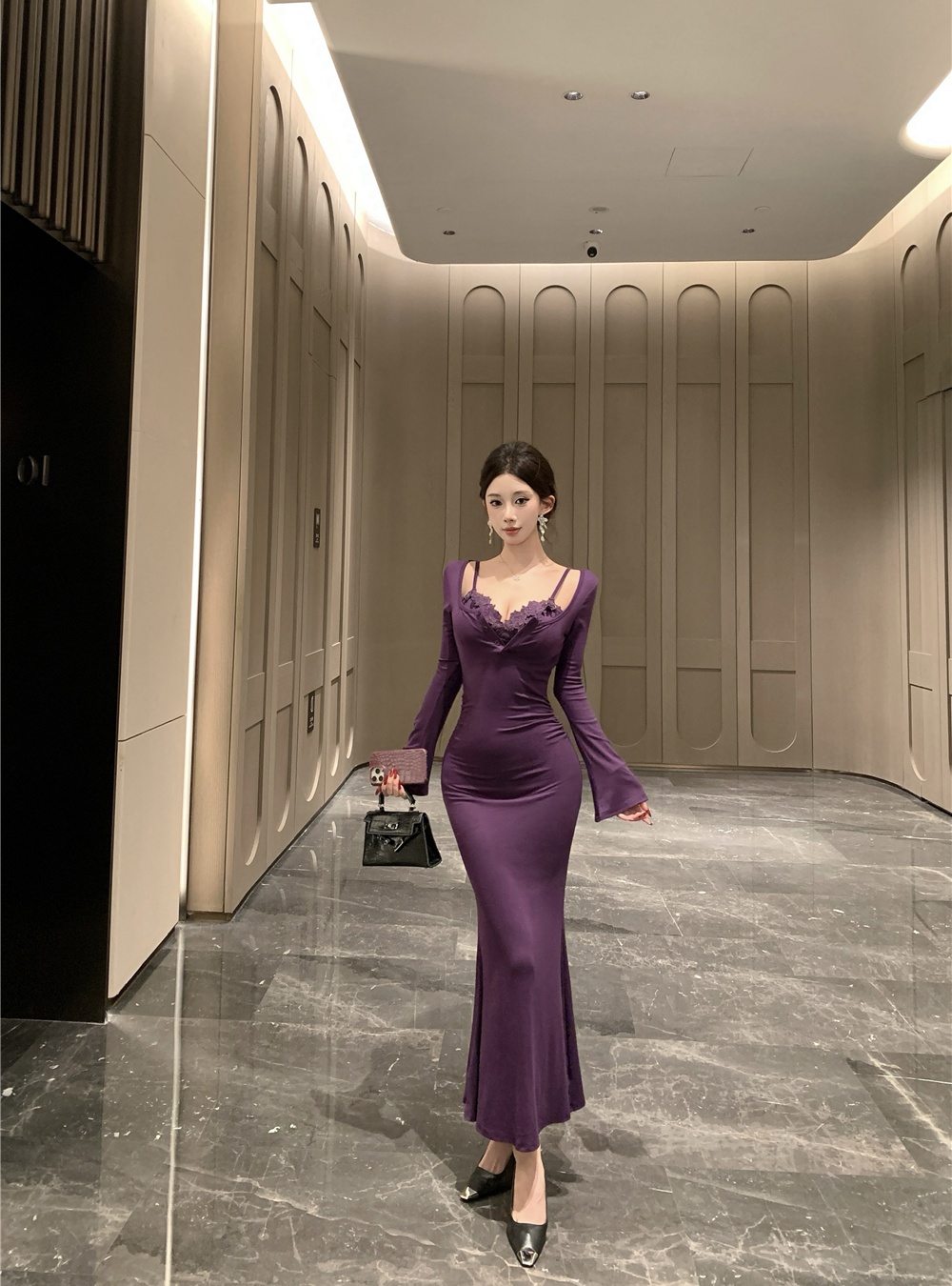 Lace sling dress temperament enticement underwear