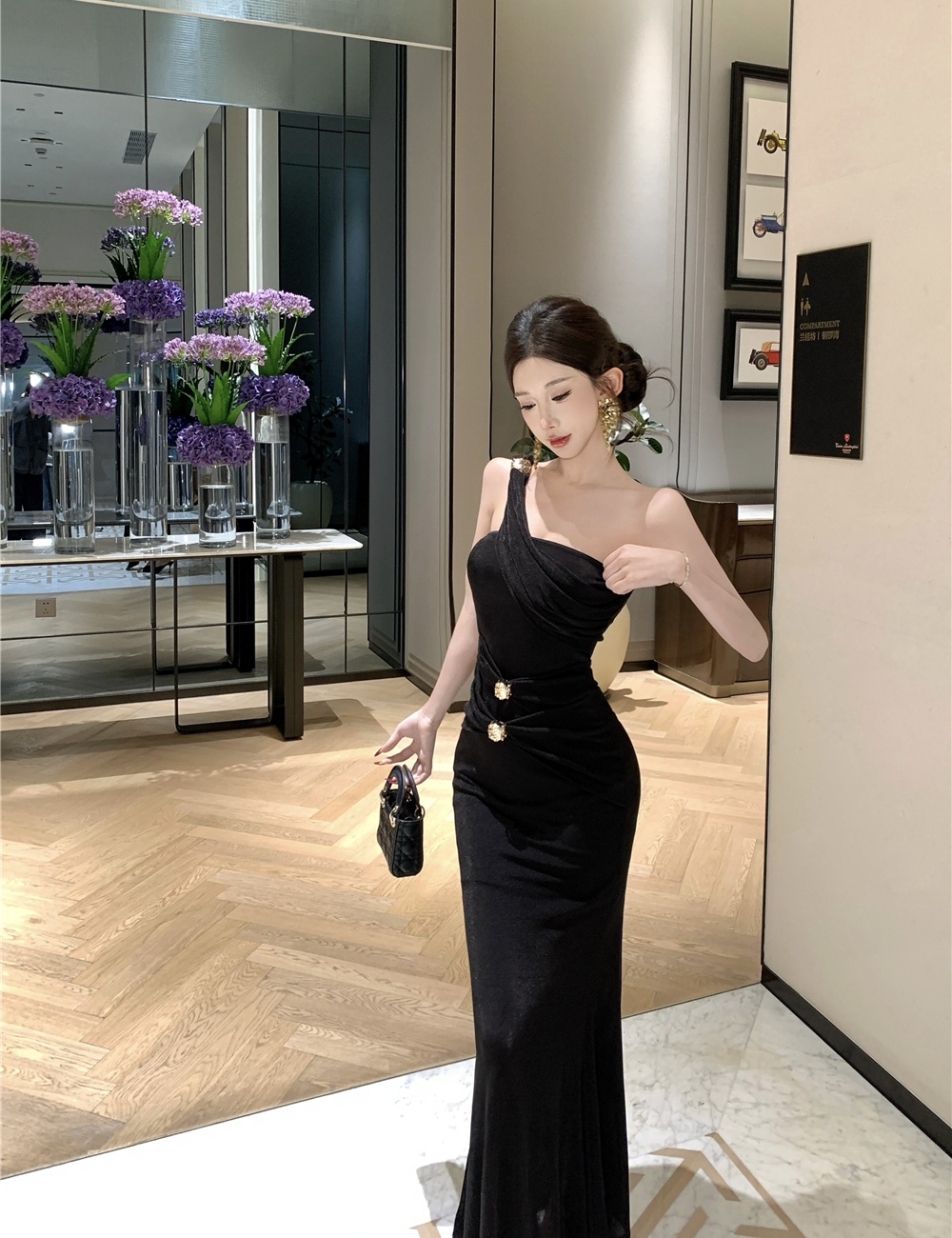 Spring and summer long dress formal dress for women