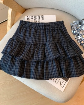 Retro slim short skirt high waist skirt for women