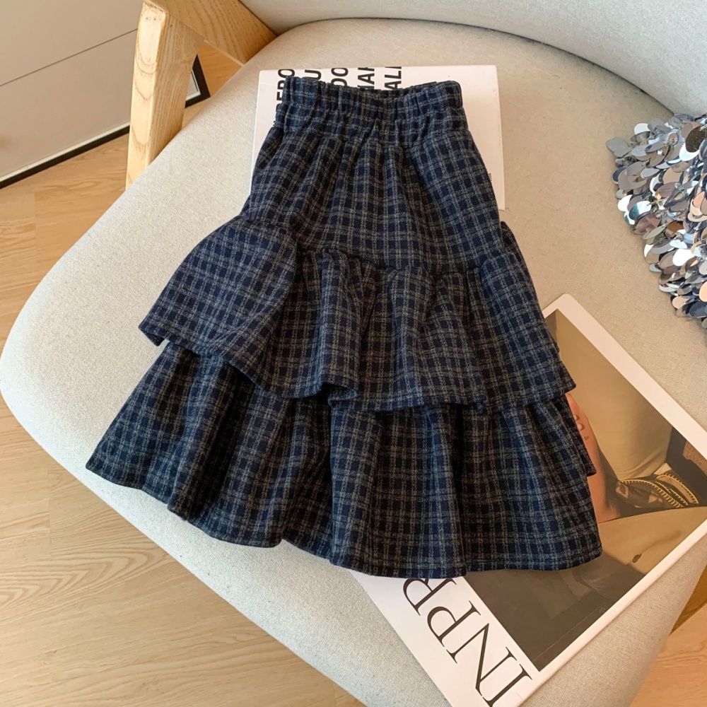 Retro slim short skirt high waist skirt for women