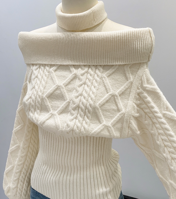 Short long sleeve sweater pinched waist tops for women