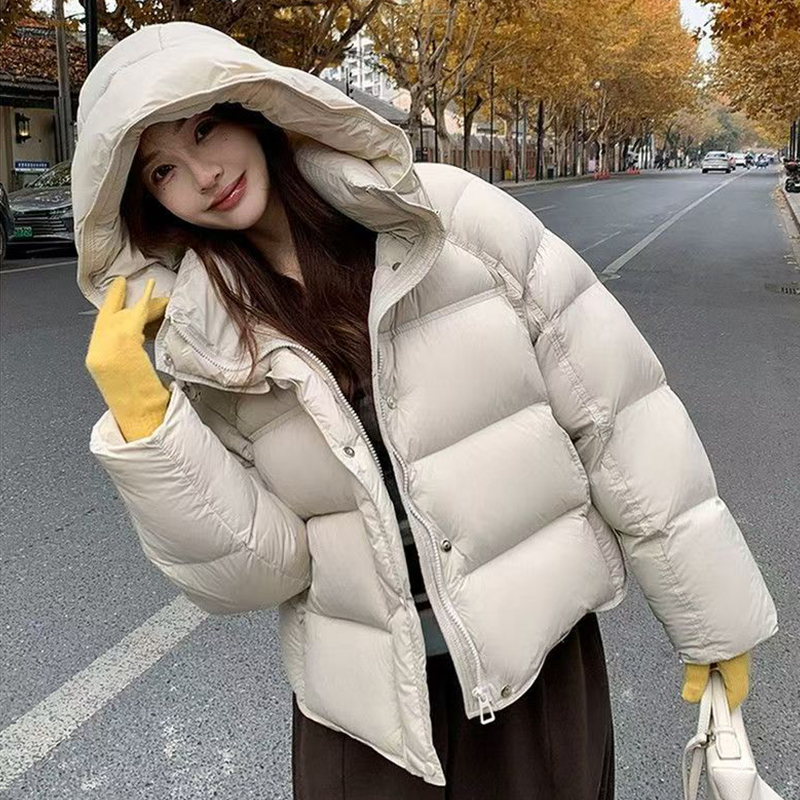 Winter thick down coat hooded fashion coat for women