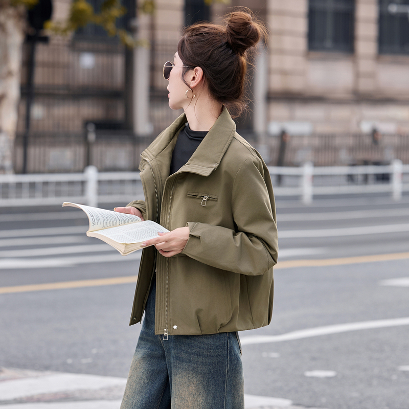 Thermal simple winter parka fashion fashionable with hair