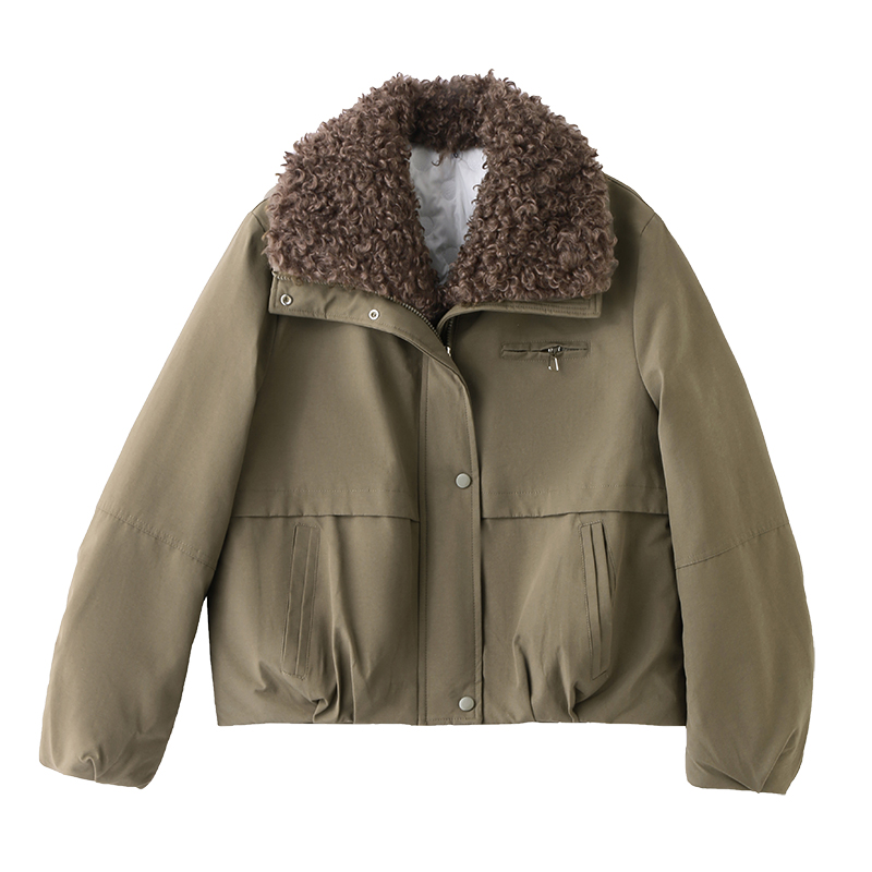 Thermal simple winter parka fashion fashionable with hair