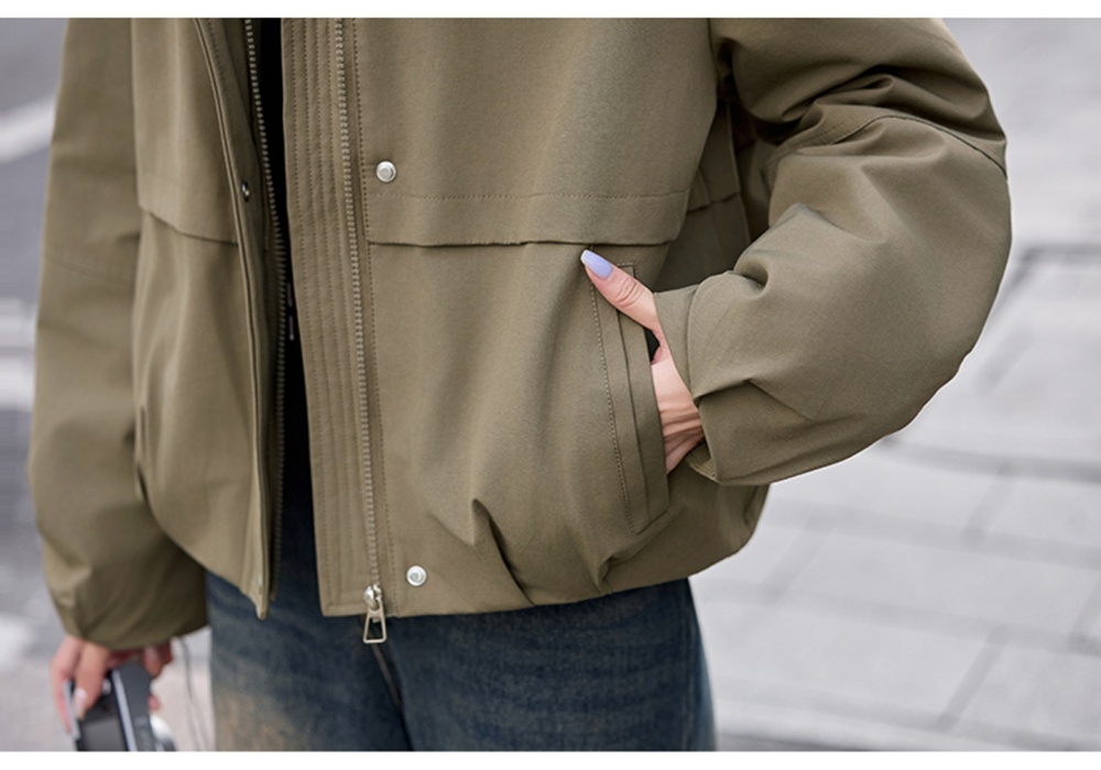 Thermal simple winter parka fashion fashionable with hair