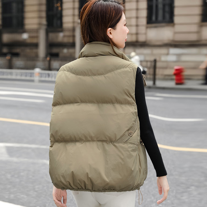 Spring and autumn duck down waistcoat thermal vest