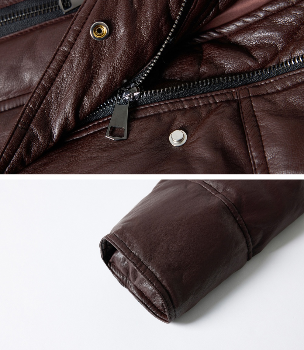 Short duck down bread clothing fashion PU down coat