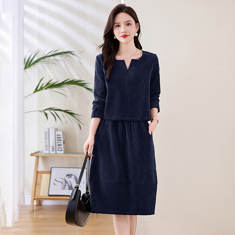 Spring show young fashion skirt 2pcs set for women