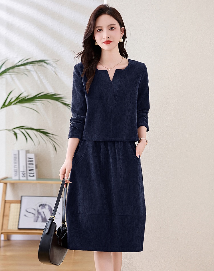 Spring show young fashion skirt 2pcs set for women