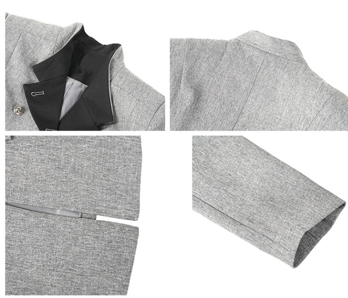 Slim temperament business suit mixed colors tops for women