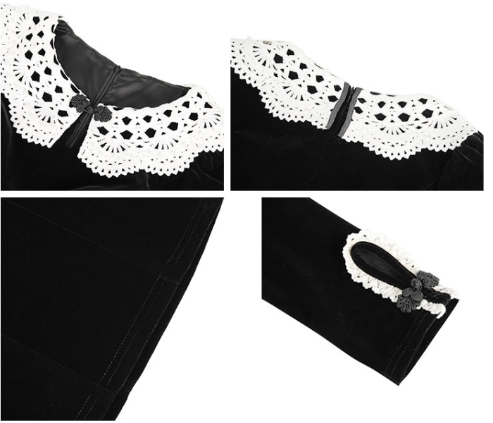 Annual meeting dress lace formal dress for women