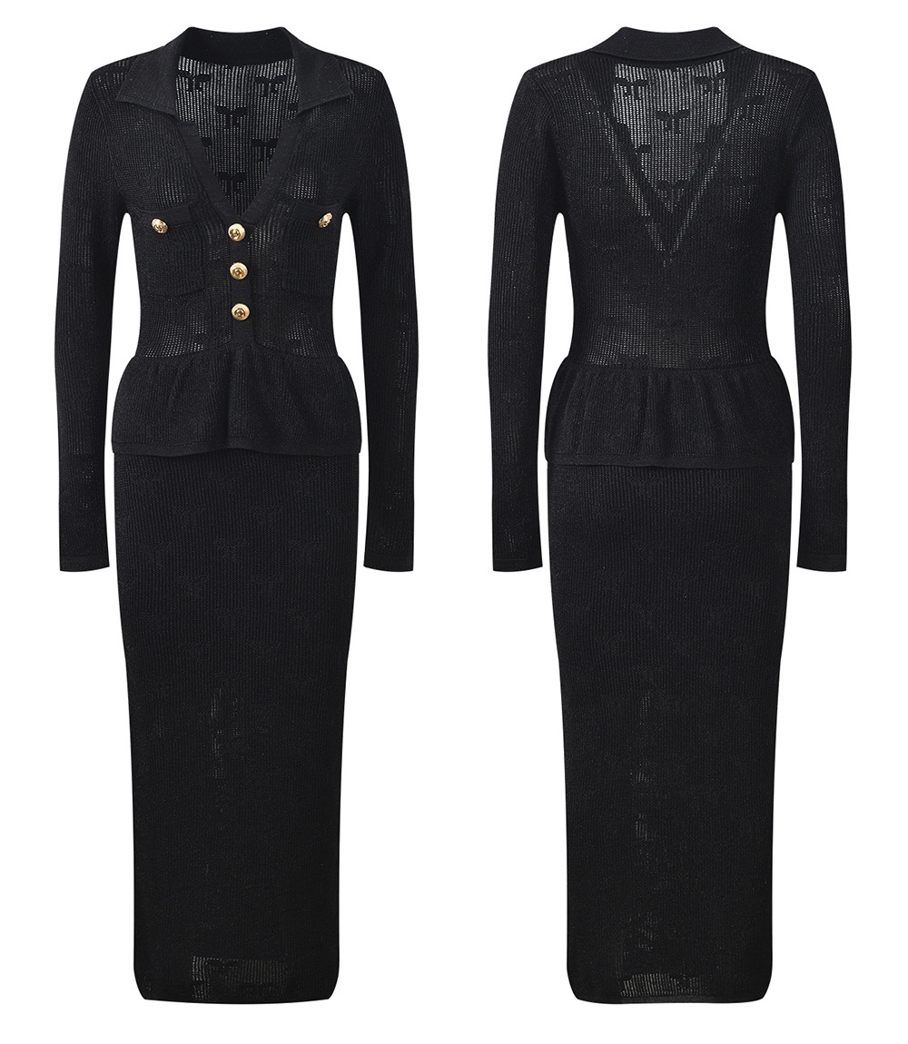 Chanelstyle autumn long sleeve ladies dress