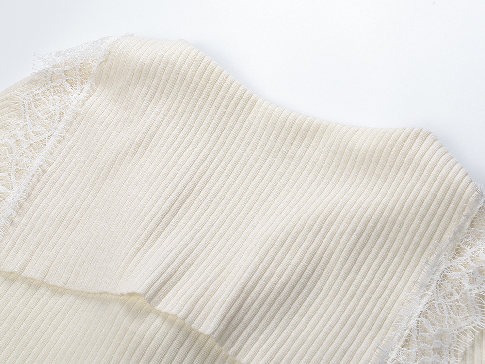 Navy collar chest frenum tops fashion sweater