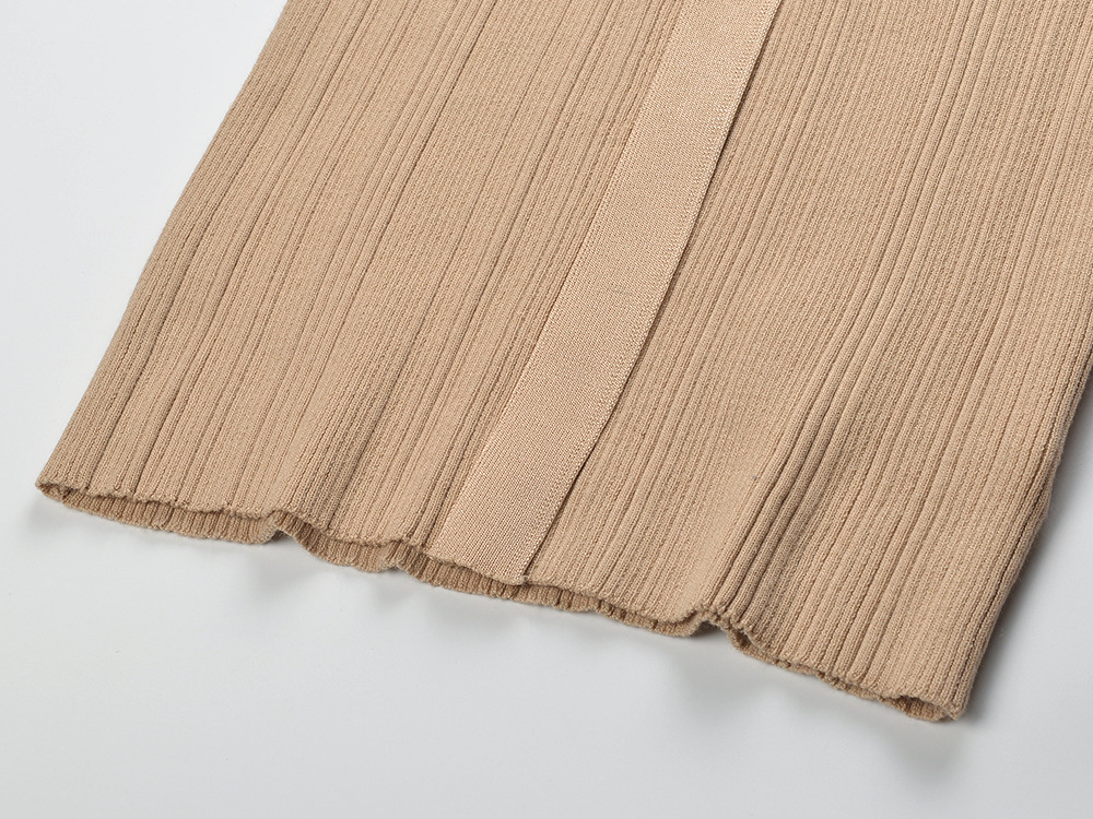 Single-breasted fashion elasticity autumn and winter dress