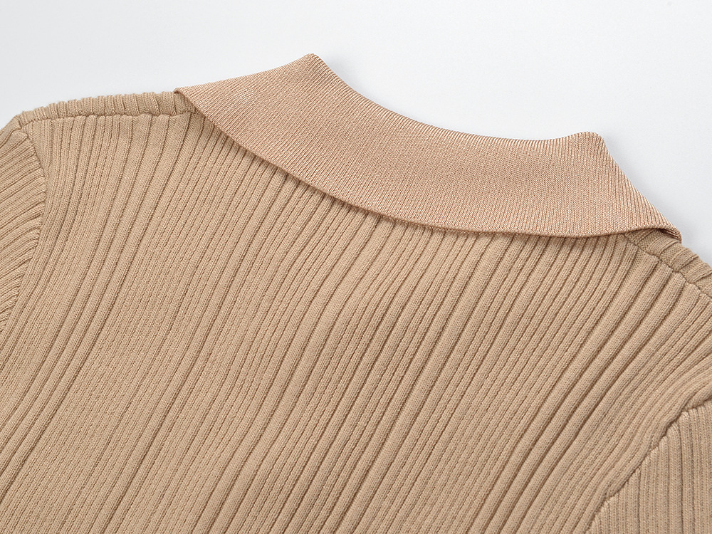 Single-breasted fashion elasticity autumn and winter dress