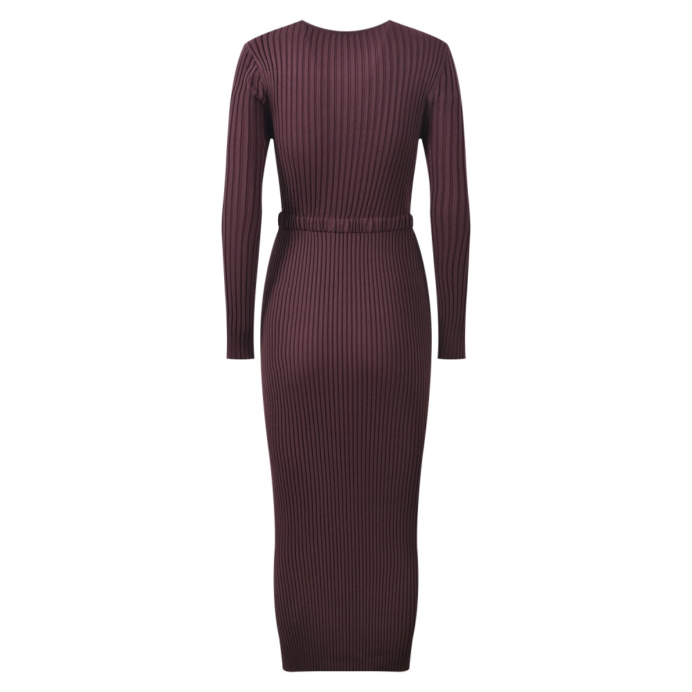 Fashion knitted slim hollow elegant temperament dress