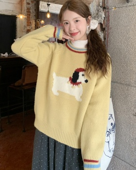 Lovely show young sweater puppy autumn and winter tops