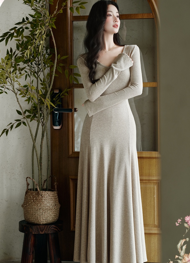 Autumn niche coat knitted cloak 2pcs set for women