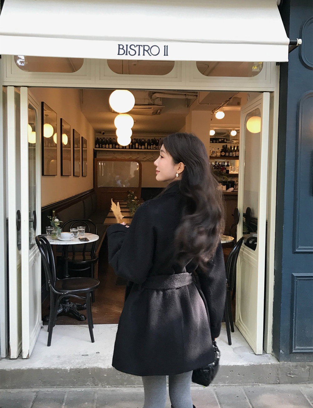 Cashmere cuff cloak winter scarf woolen coat for women