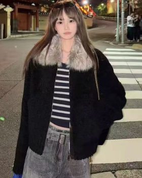 Thermal autumn short sweater thick winter Korean style coat