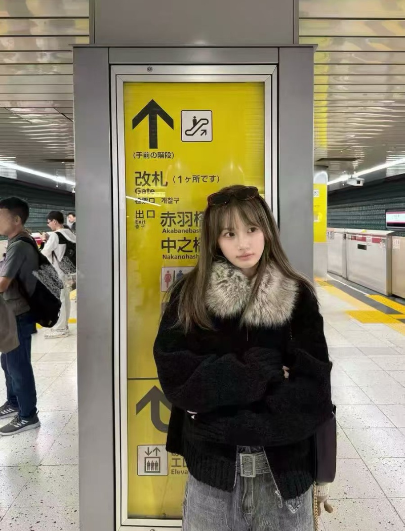 Thermal autumn short sweater thick winter Korean style coat