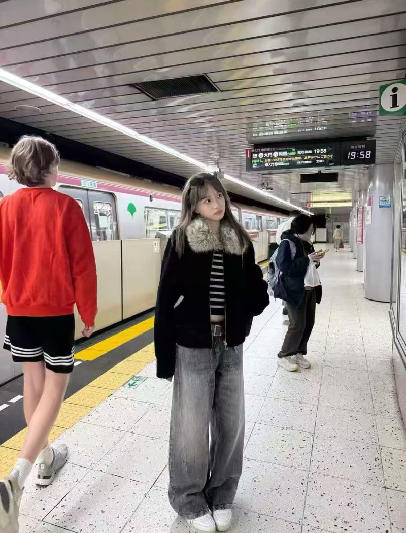 Thermal autumn short sweater thick winter Korean style coat