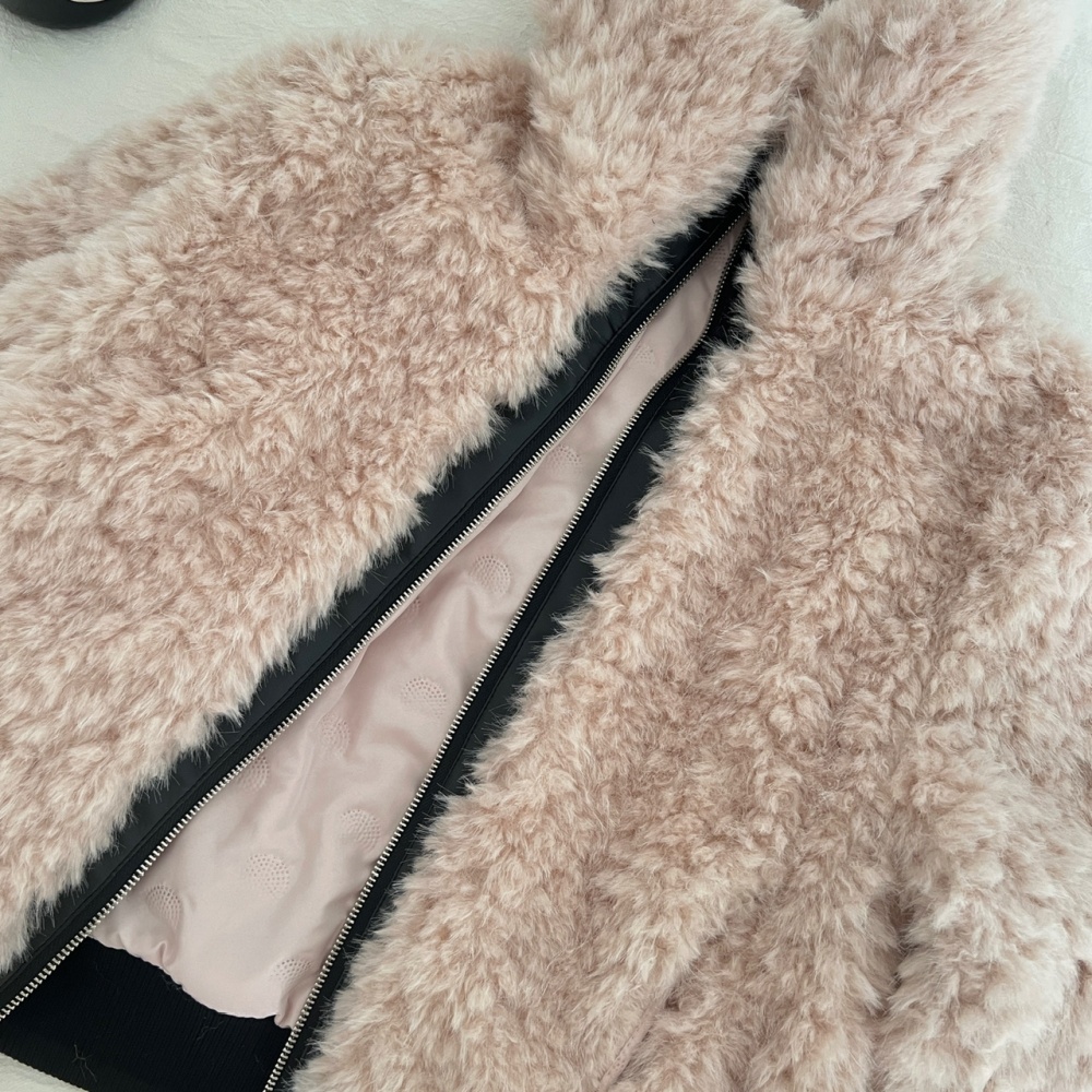 Stitching coat autumn and winter fur coat for women