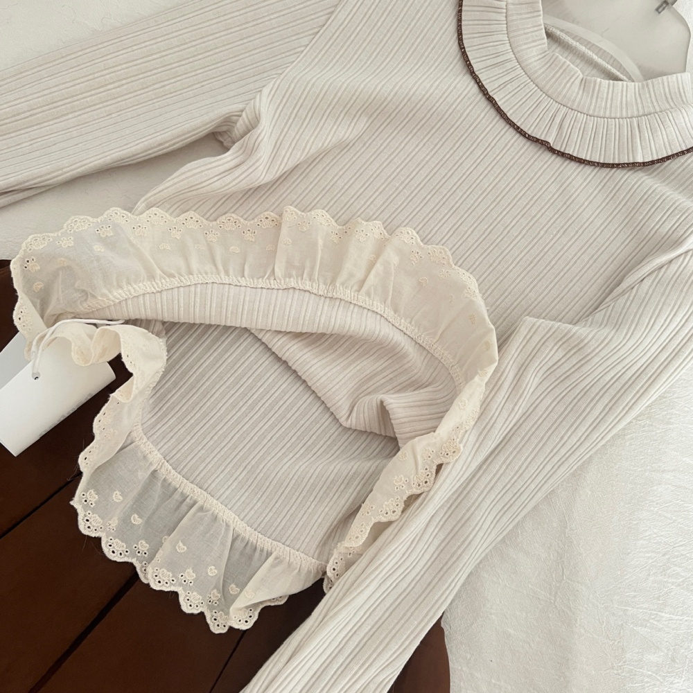 With belt short skirt winter tops a set