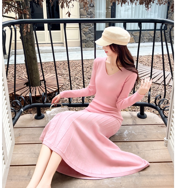 Knitted mermaid elegant sexy dress for women