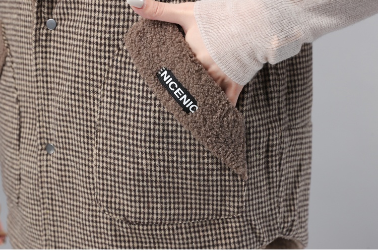 Short waistcoat autumn and winter coat for women