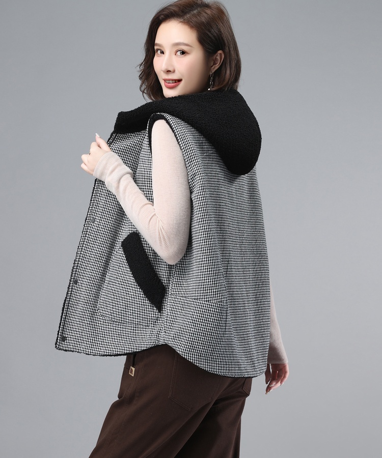 Short waistcoat autumn and winter coat for women