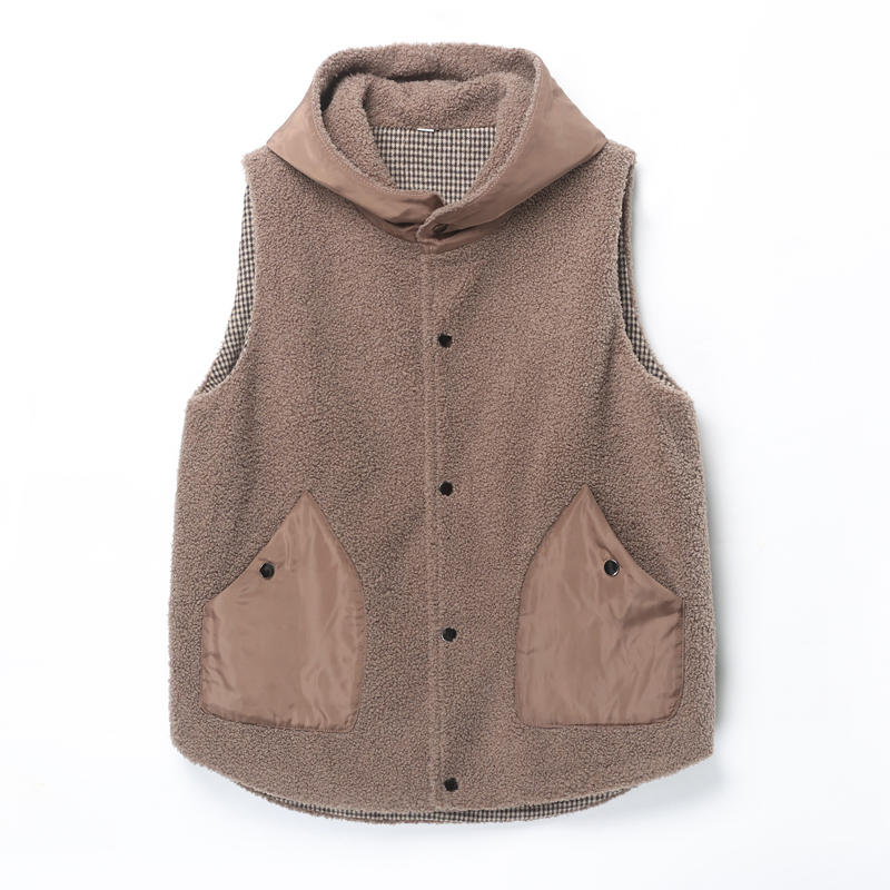 Short waistcoat autumn and winter coat for women
