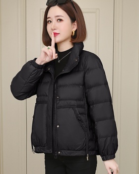 Thermal fashion light down coat slim short thin coat for women