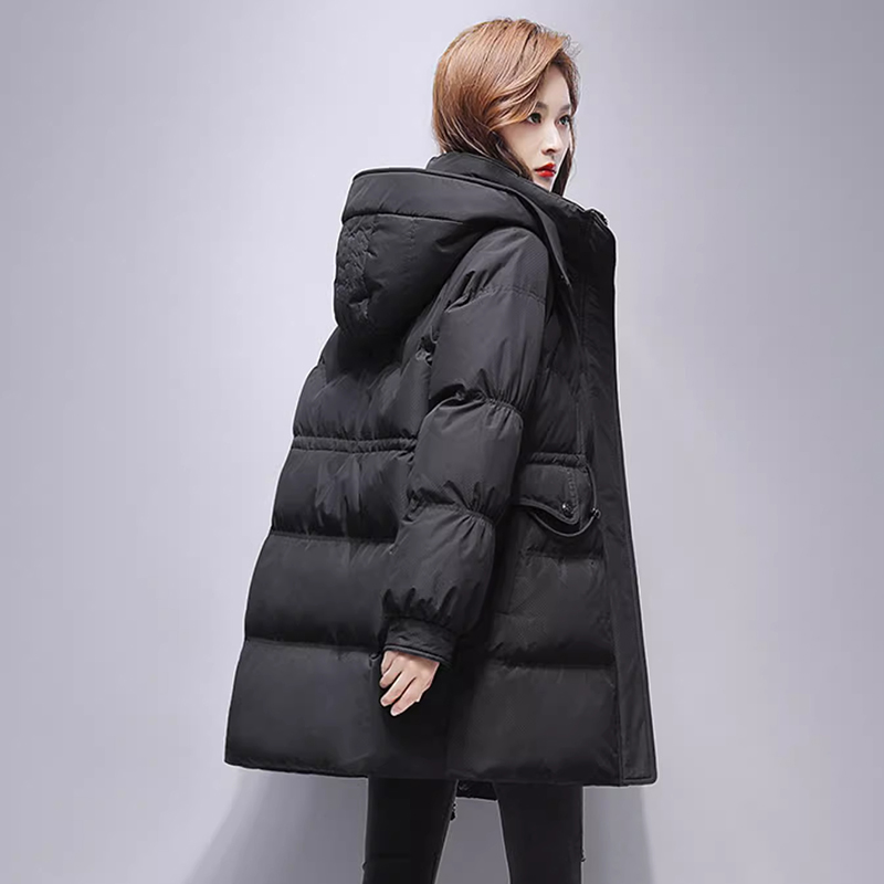 Complex duck down Korean style coat thick fashion down coat