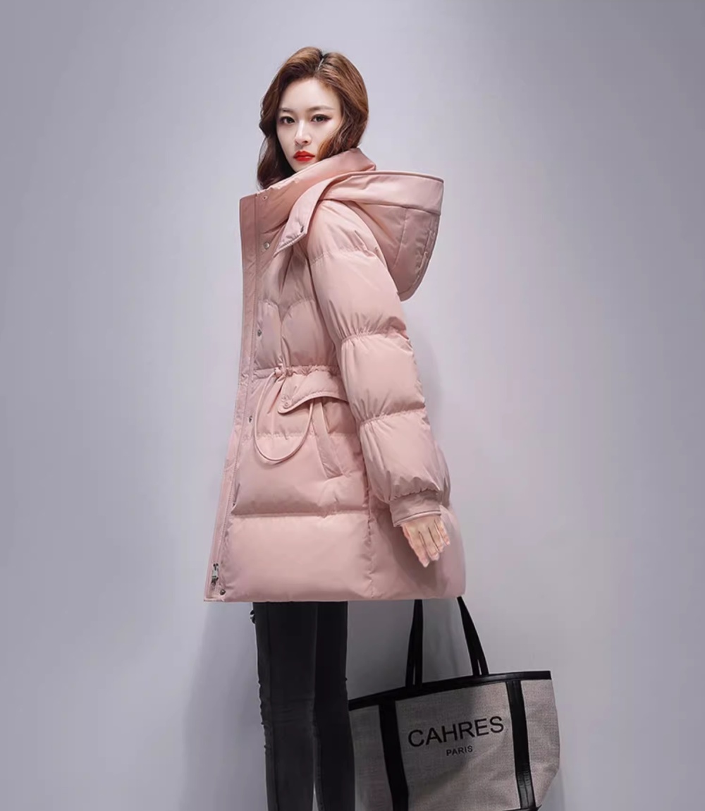 Complex duck down Korean style coat thick fashion down coat